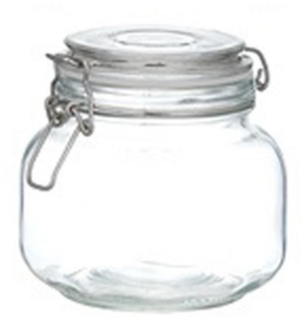 벨런 캐니스터 유리 밀폐용기 사각, 1개, 사각1호 750ml