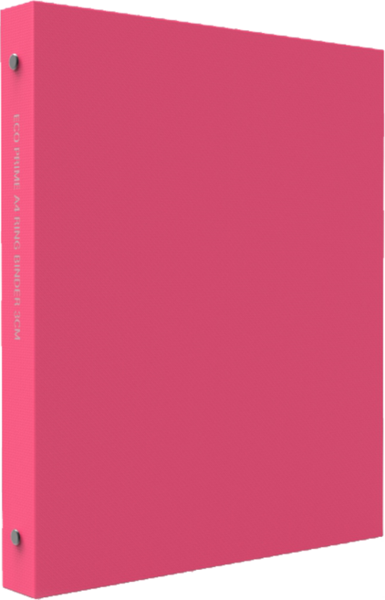 인터탑 플랜 프라임 에코바인더 A4 2cm 3cm / A5 2cm / B5 2cm 문서정리 3공 O링 당일발송, A4 3cm(4개), 분홍