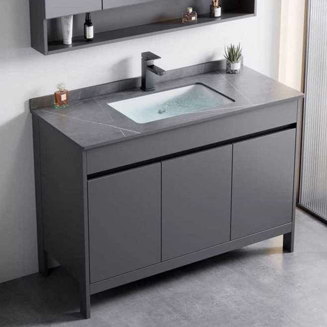 사무실 세면대 화장실 수납장 하부장 컬러 800 900, 70cm 세라믹 세면대 + 수전 세트