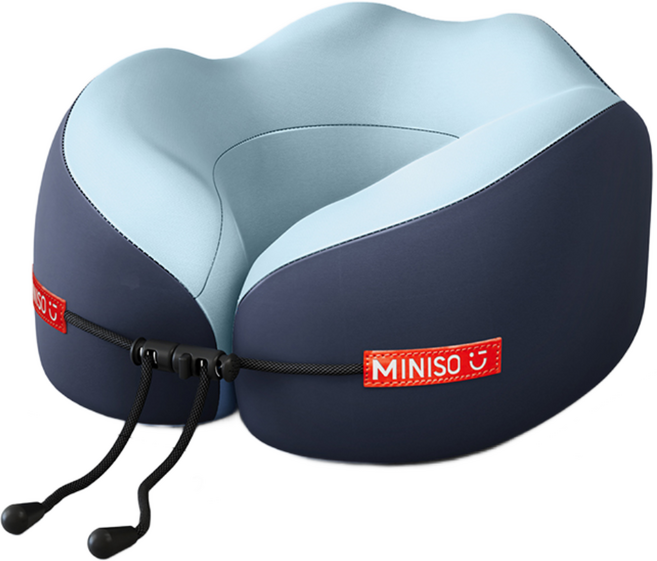 기내용 메모리폼 목베개 비행기 여행용 휴대용 승무원 목쿠션 EVA파우치 포함