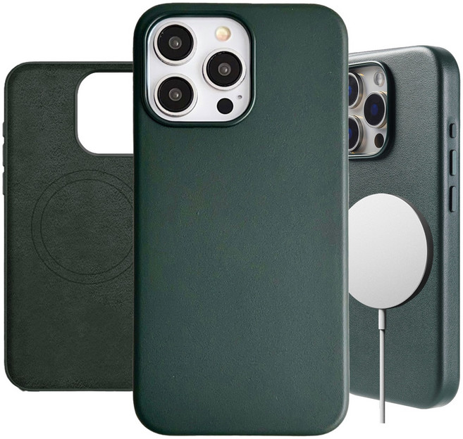 PIT49 맥세이프 호환 가죽케이스 아이폰 갤럭시 강자력 지문방지