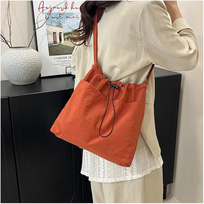 에너바디 멀티 0.14kg 버킷백 캐주얼 다용도 토트백 캔버스 크로스백