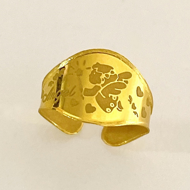 순금 돌반지 아기천사 24k 99.9 첫돌 백일기념 선물