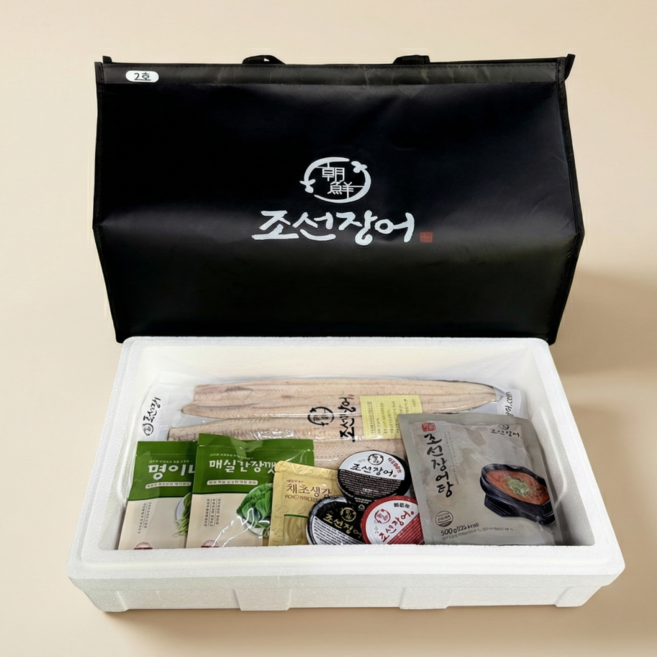 조선장어 국내산 자포니카 초벌 민물장어 선물세트, 1세트, 1kg