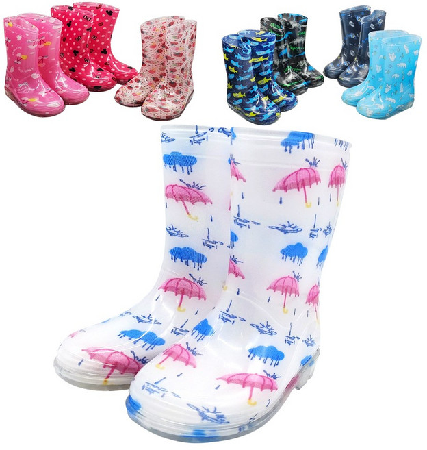 아동장화 150mm 다양한 색상 유아 키즈 어린이 레인부츠 남아 여아 신발 아동용 레인부츠