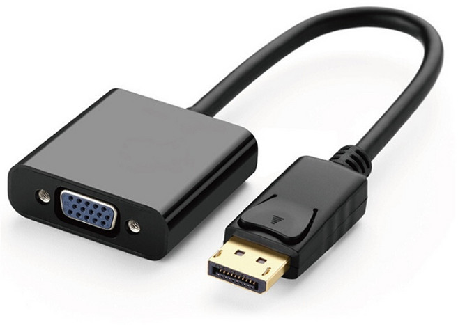 DP轉VGA轉接頭 1080P高清轉換頭, 1個