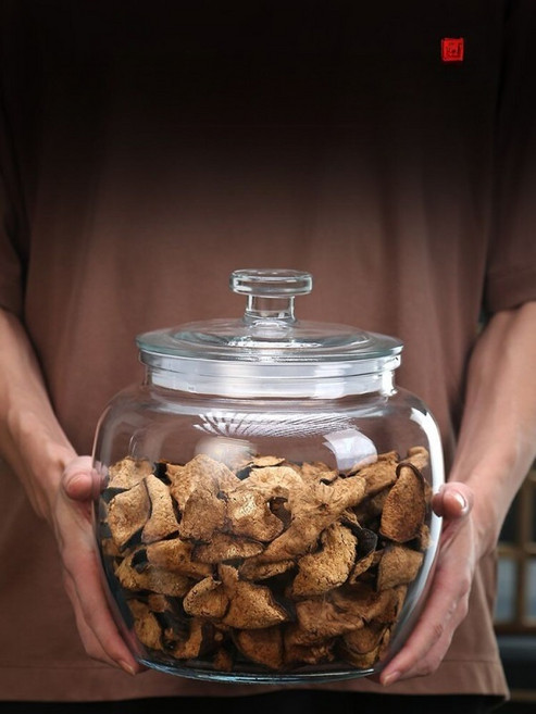 입구 큰 유리병 담금주 술병 용기 과실주 매실, 6_3kg 원통형