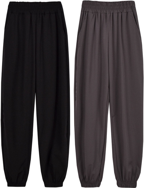 마마걸 쿨조거팬츠5040 빅사이즈여성의류 여름쿨바지 큰옷 밴딩조거팬츠 빅사이즈데이리룩 마담의류 여름바지