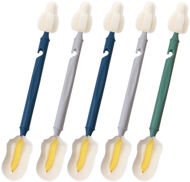 하이비 몽글이 듀얼 버블프로 젖병솔, 5개, 시원한바람