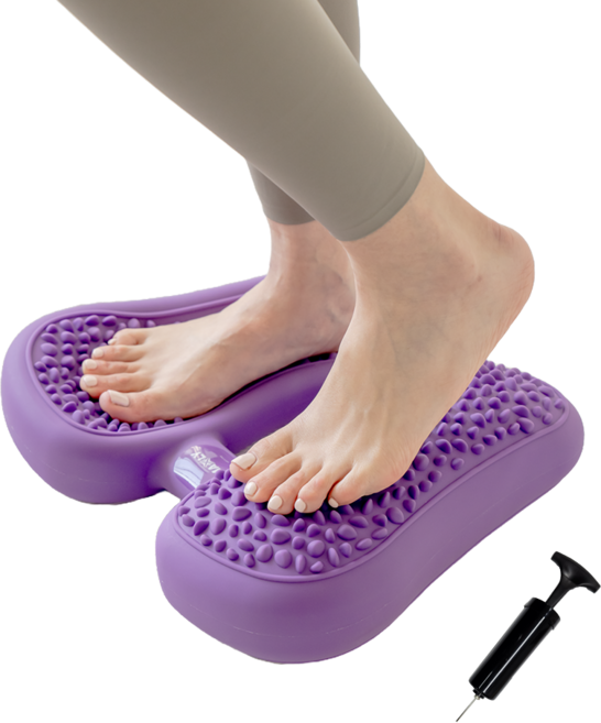 맥슬리 말랑 무소음 지압 스텝퍼 계단오르기 유산소 운동기구, 퍼 플