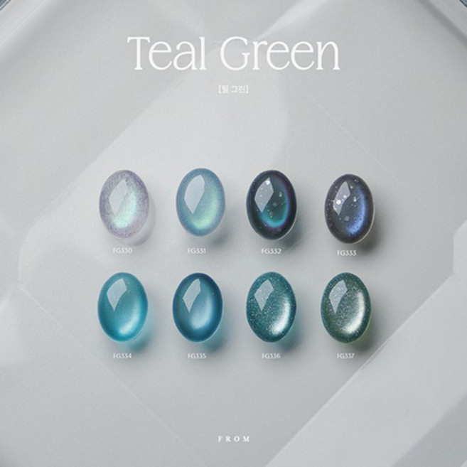 프롬더네일 틸그린 벨벳&자석&글리터젤 단품, FG336, 1개, 10g