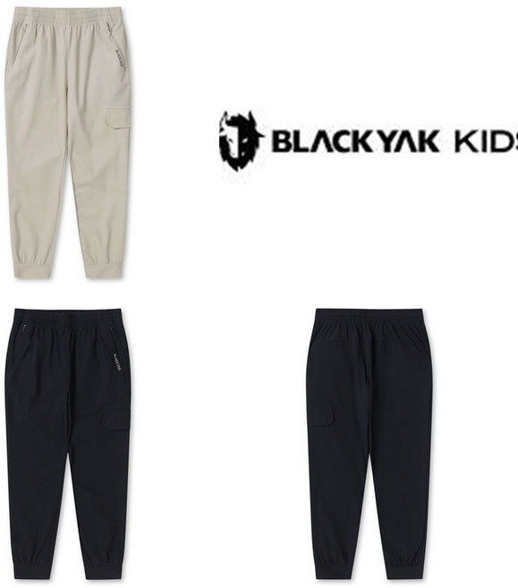 [블랙야크 키즈] 내구성과 활동성이 우수한 트리코트 소재의 조거핏 팬츠 월던트리코트조거팬츠 1BKPNMU904_동아백화점 쇼핑점