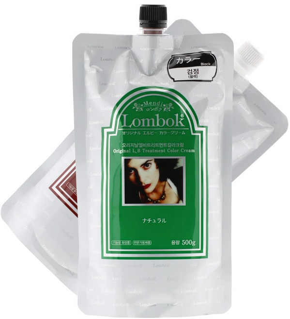 가인 롬복(Lombok) 오리지날 엘비 트리트먼트 칼라크림, 블랙, 1개