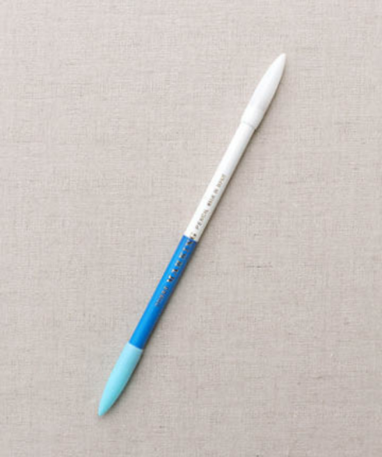 릴리패브릭 40-401 일제 양면 연필초크_블루+화이트, 1개