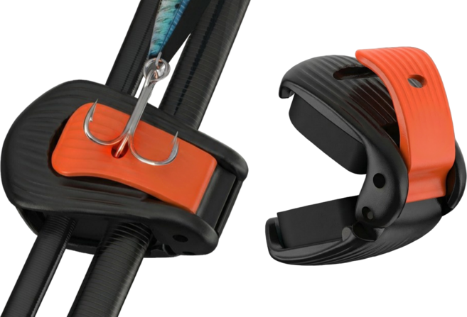 언더캐스트 로드픽서 원터치 루어 로드벨트 로드클립, 마그마 블랙