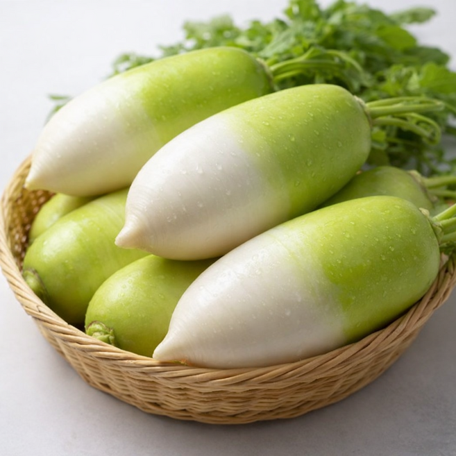 제주도 국내산 세척 월동무 산지직송 겨울 단단한 무, 1박스, 10kg