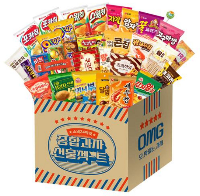 폭탄종합과자세트, 1개, 과자세트구성