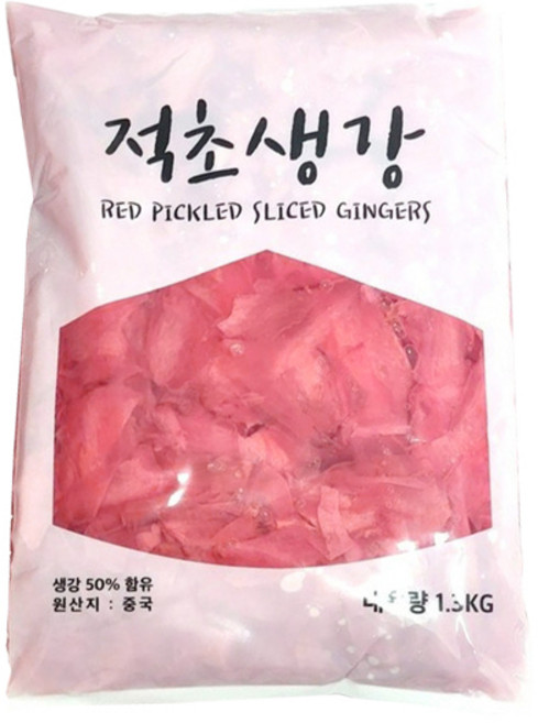적초생강 1.3kg 생강절임 초생강 미드미푸드, 1개