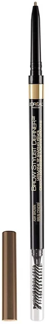 로레알 파리 메이크업 브로우 스타일리스트 디파인 워터프루프 아이브로우 펜슬 초미세 기계식 작은 헤어를 그리고 희소한 부분과 틈새를 메워주는 다크 브루넷 0003온스1팩, Medium Ash Brown, 0.003 Ounce (Pack of 1), 1개 - 쿠팡