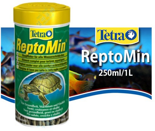 [물멍몰 신규입고] [유통기한 28년 07월 이후제품] 테트라 렙토민 55g 250ml 부상성 펠릿형 거북이 사료 먹이 밥, 1세트