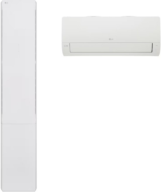 모델명 FQ18FU2EA2 LG 휘센 AI 오브제컬렉션 뷰II 에어컨 2in1 (2시리즈) 멀티형 18+6평형 3등급 실외기포함, 매립배관형