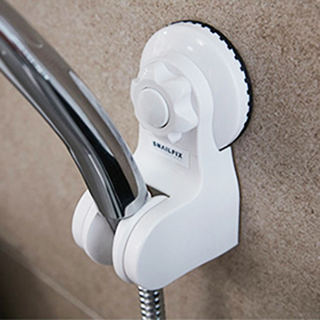 무타공 흡착식 욕실 샤워기 헤드 거치대 각도조절 홀더