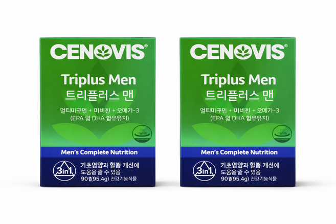 세노비스 트리플러스 맨 멀티비타민, 90정, 2개