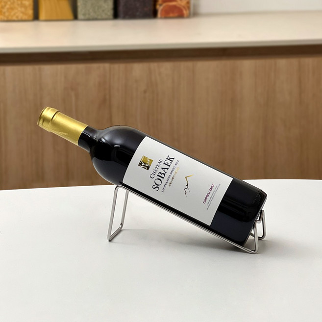 에브리윅 와인렉 와인 거치대 걸이 홀더 보관함 트레이 보관대, 2개, 실버