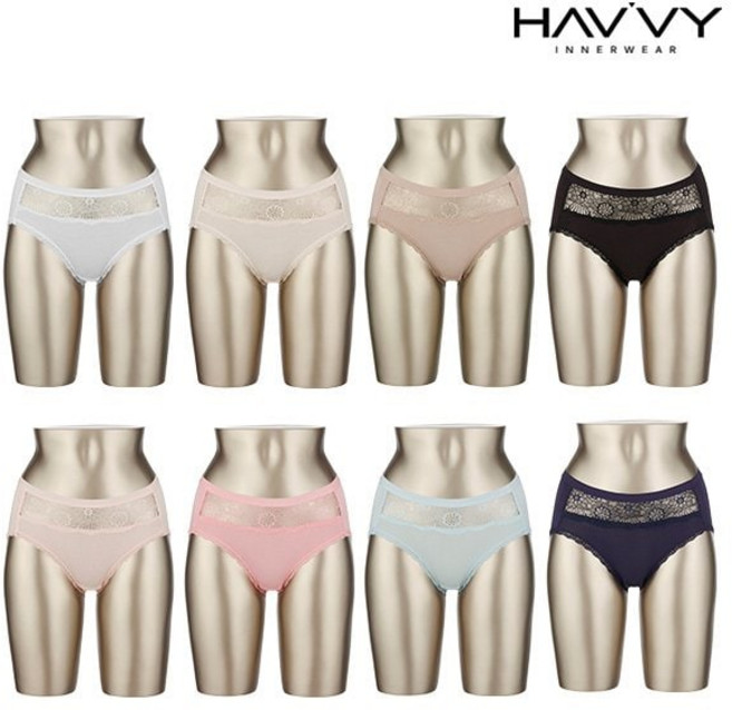 피트인 노라인 인견 팬티 C형 8종 패키지