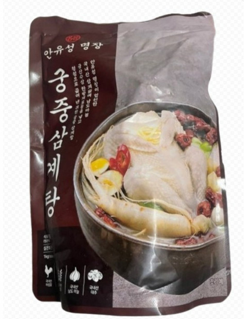 [안유성 명장] 명장의노하우가깃든 궁중삼계탕 국내산닭고기 보양식, 3개, 1kg