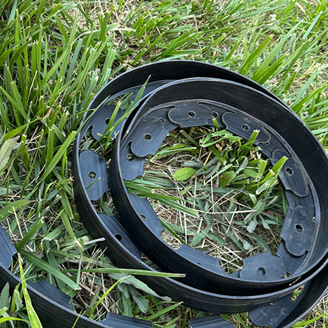 잔디 엣지 화단 경계 분리대 가든 파티션 조경 테두리 인공 인테리어 정원 마당 울타리 인테리어 공원 가꾸기, 잔디엣지분리대-5M, 블랙