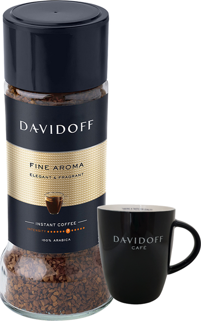 다비도프 파인아로마 블랙 커피 100g 머그컵 증정, 1개, 1개입