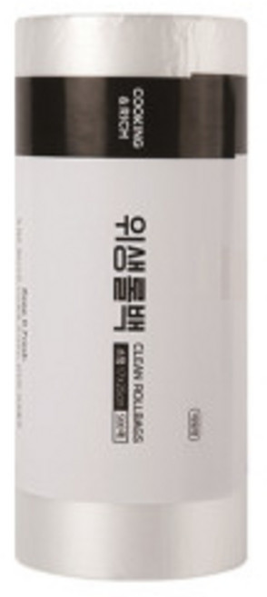 소형 17x25 국산 업소용 두꺼운 위생 크린 롤백 대용량 롤백, 1개