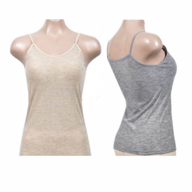 저자극 여성 여름 캡내장 브라 나시