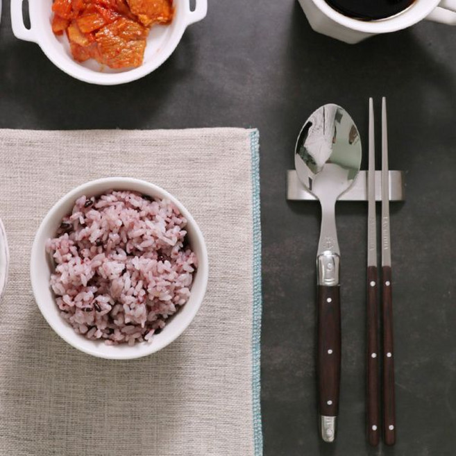 까르투하 블랙우드 커트러리 수저세트 1세트, 단품, 색상, 1개