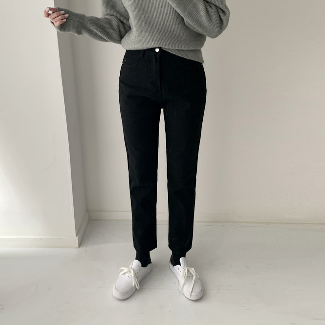 [순이야] C.여성 빅사이즈 하이웨스트 일자 팬츠