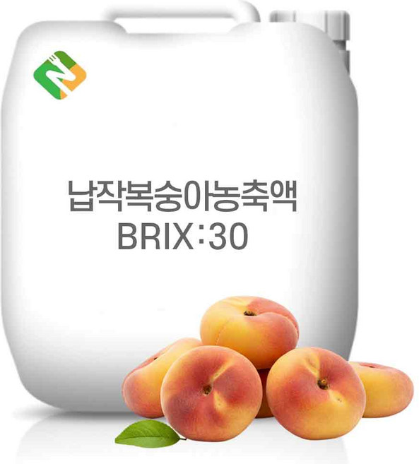 납작복숭아농축액 30Brix 200g 샘플, 1개