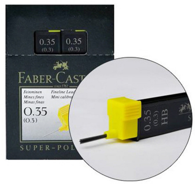 파버카스텔 샤프심 슈퍼폴리머 0.3(0.35)mm B 갑 12개입 120300, 1세트