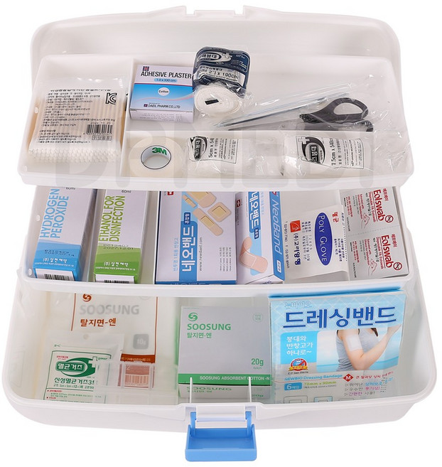 한양 스피드 구급함 대형 19종세트 구급상자, 1세트