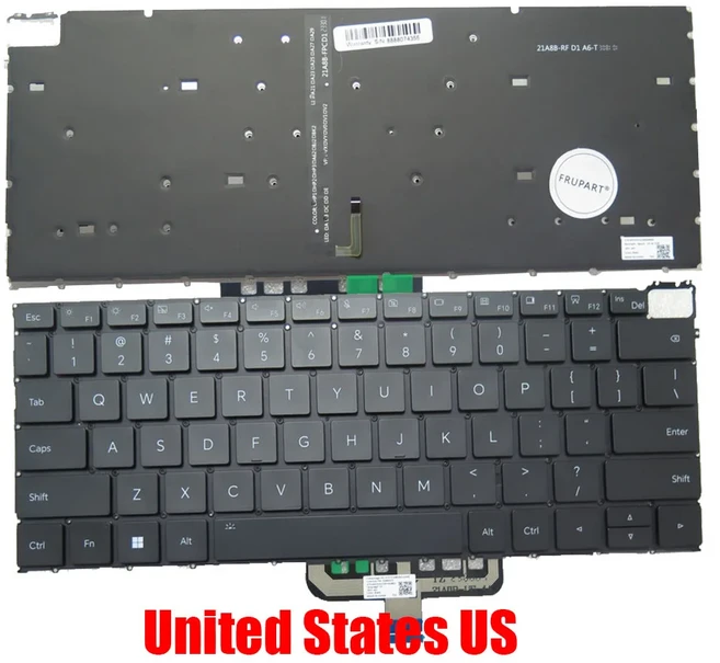 Honor MagicBook X14 GLO N56 검정색 미국 백라이트용 노트북 키보드, 01 United States US