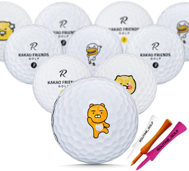 108 카카오 특a+급 로스트볼 골프공 유명골프티 비재생, 화이트, 1개, 30개입