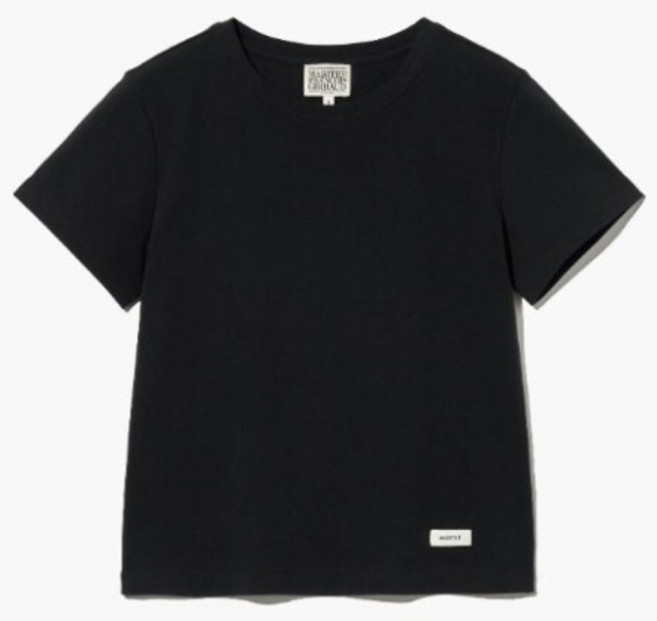 [마리떼 프랑소와 저버] 마리떼프랑소와반팔티 PQJ MFG45CTS501BLK W BASIC TEE black
