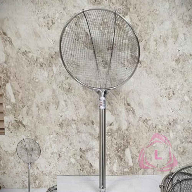 스텐 파이프뜰채 300mm 튀김뜰채 수조뜰채