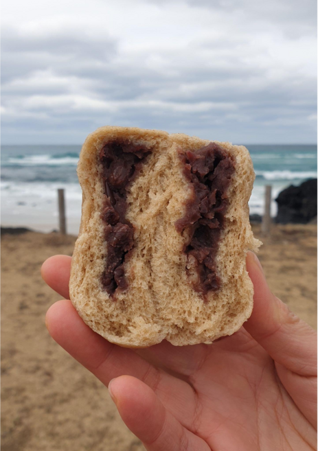제주보리찐빵 수재빵 주문당일제작 앙금있는 찰보리찐빵, 40개