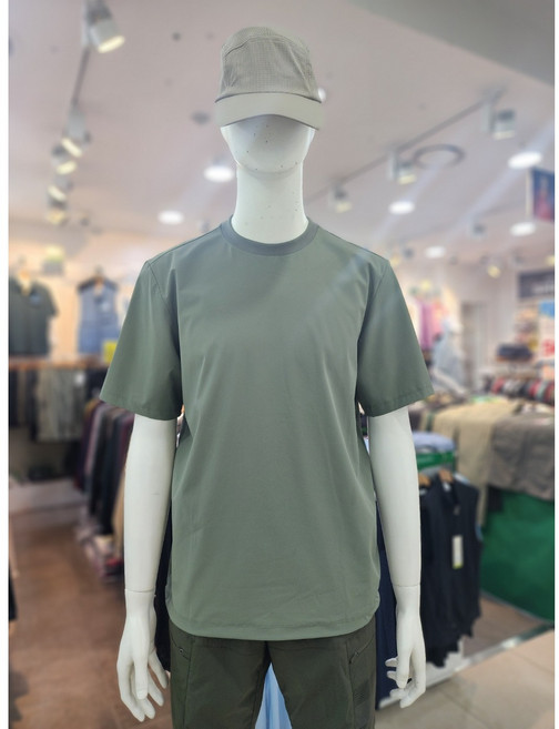 웨스트우드 맨 우븐 하이브리드 반팔 라운드티 WP2MCTR437