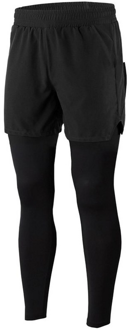 문컬렉션 2in1 일체형 긴레깅스 반바지 팬츠 스포츠 짐웨어 투인원 레쉬가드 보드숏