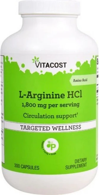 비타코스트 엘 아르기닌 HCl 1800mg, 300정, 1개 - 쿠팡