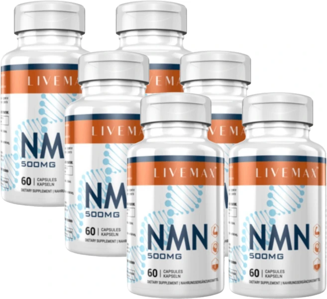 LIVEMAX 라이브맥스 NMN 엔엠엔 500mg, 60정, 6개 - 쿠팡