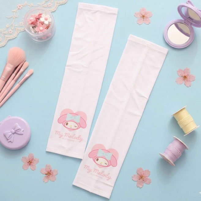 마이멜로디 하트 쿨토시 여름 쿨링 팔토시 냉감 소재 UV 차단