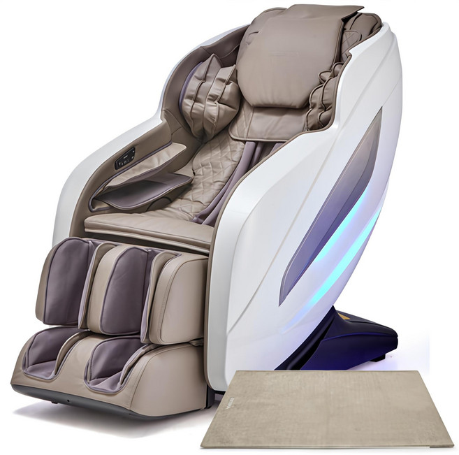 제스파 컴포르테 안마의자 + 전용 러그 방문설치, ZPC2034(안마의자), ZP540(러그), 퓨어화이트 + 랜덤 발송